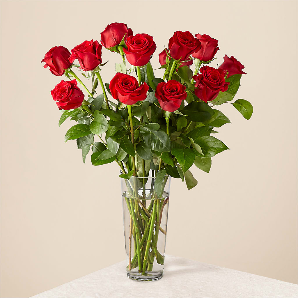 Long Stem Red Rose Bouquet – Lily And Rose, Nashville TN