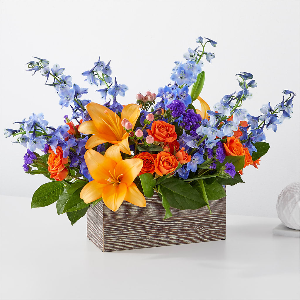 Radiant Citrus Box Bouquet – Lily And Rose, Nashville TN