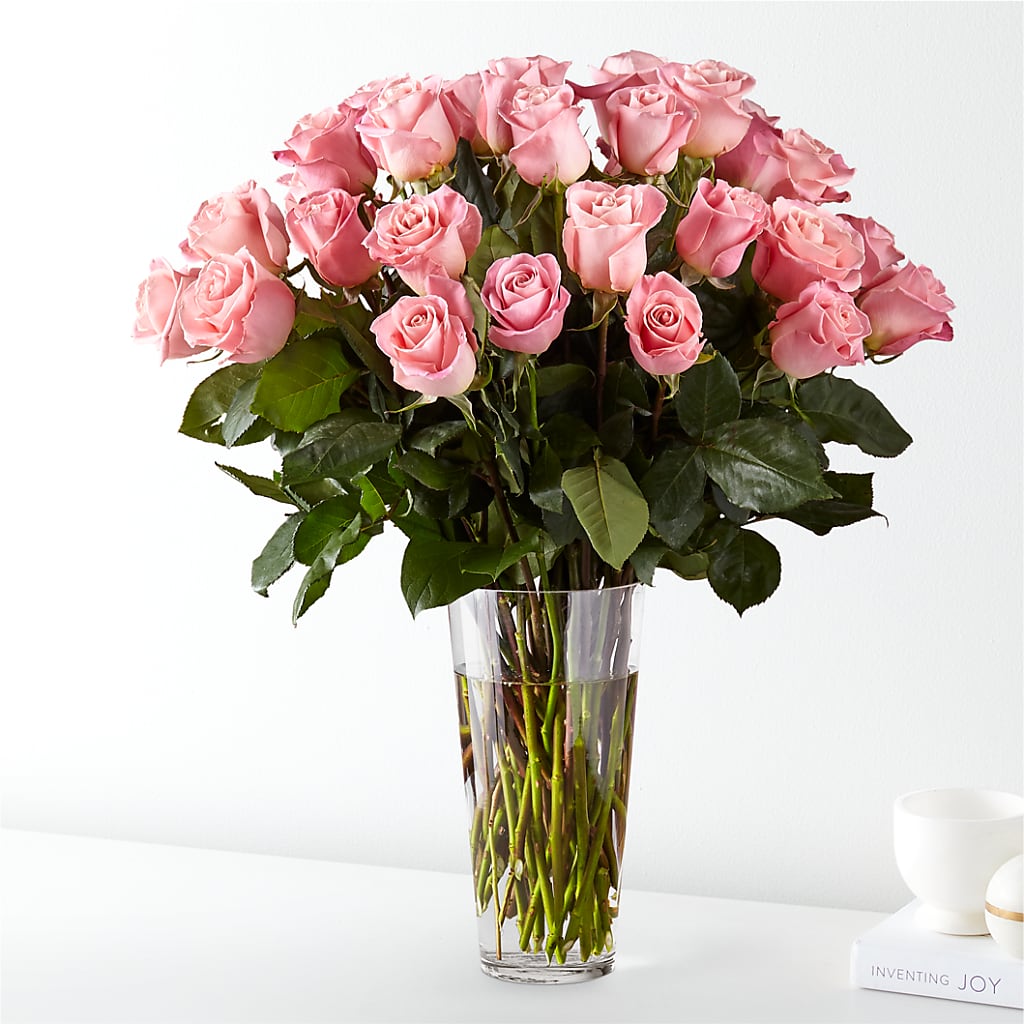 Long Stem Pink Rose Bouquet – Lily And Rose, Nashville TN