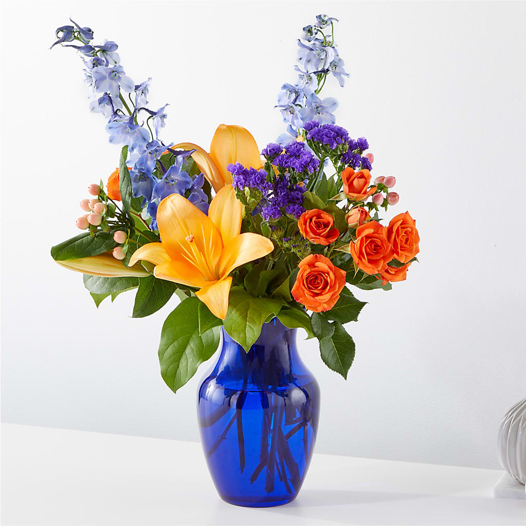 Radiant Citrus Bouquet – Lily And Rose, Nashville TN