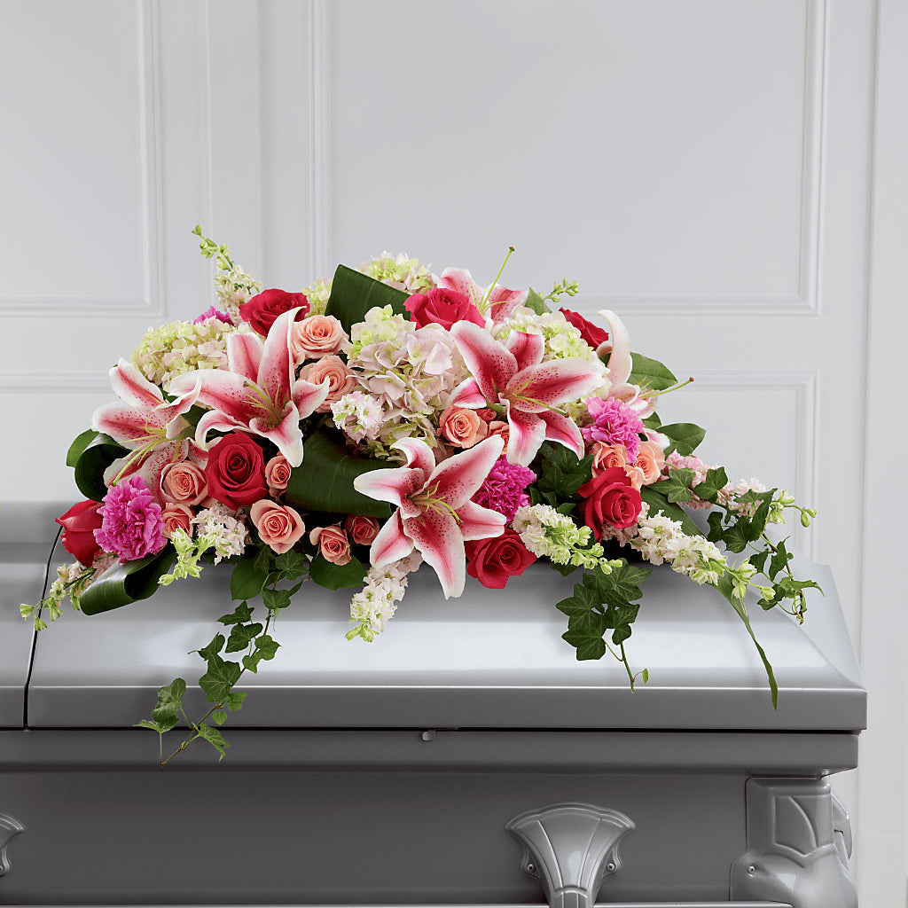Splendid Grace Casket Spray – Lily And Rose, Nashville TN