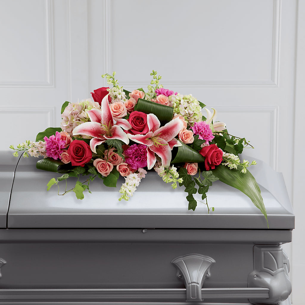 Splendid Grace Casket Spray – Lily And Rose, Nashville TN