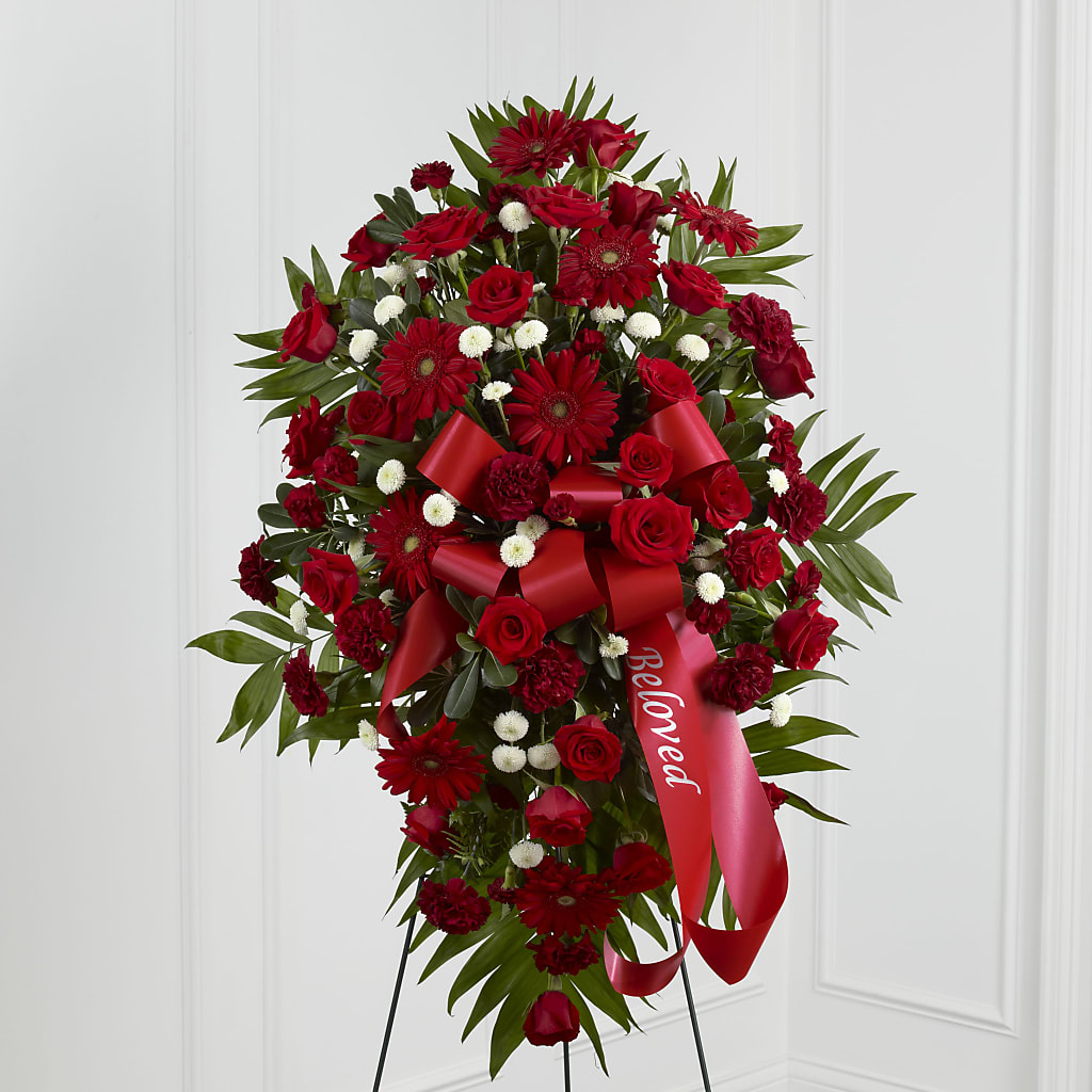 Treasured Memories Standing Spray – Lily And Rose, Nashville TN