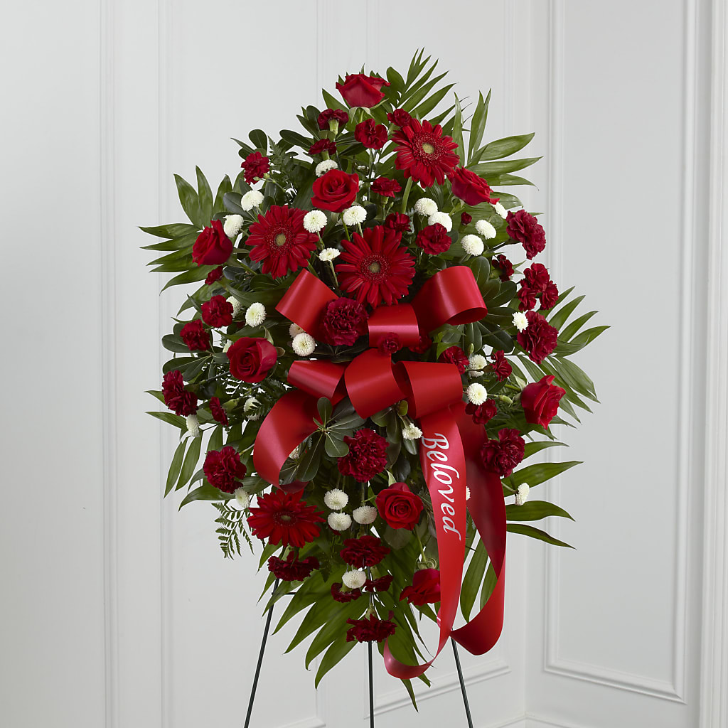 Treasured Memories Standing Spray – Lily And Rose, Nashville TN