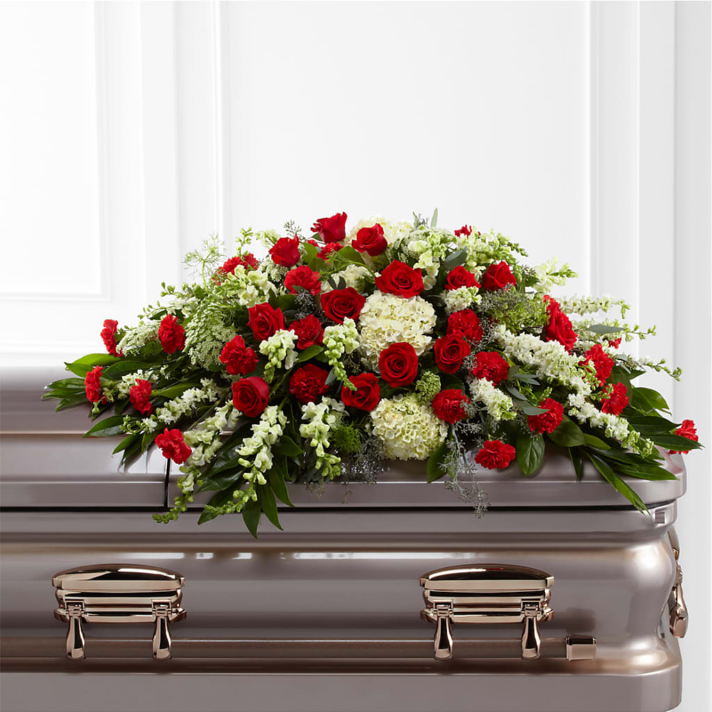 Sincerity Casket Spray – Lily And Rose, Nashville TN