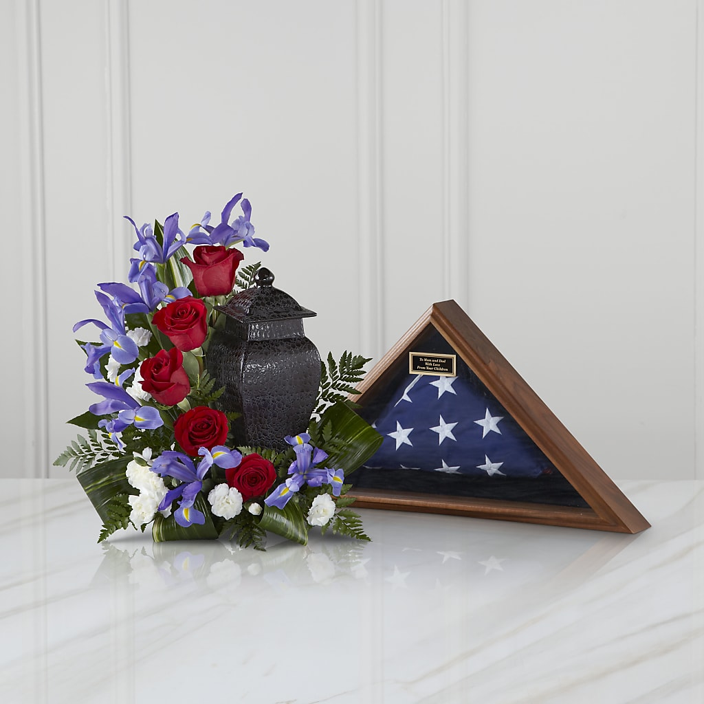 Patriotic Tribute Arrangement – Lily And Rose, Nashville TN