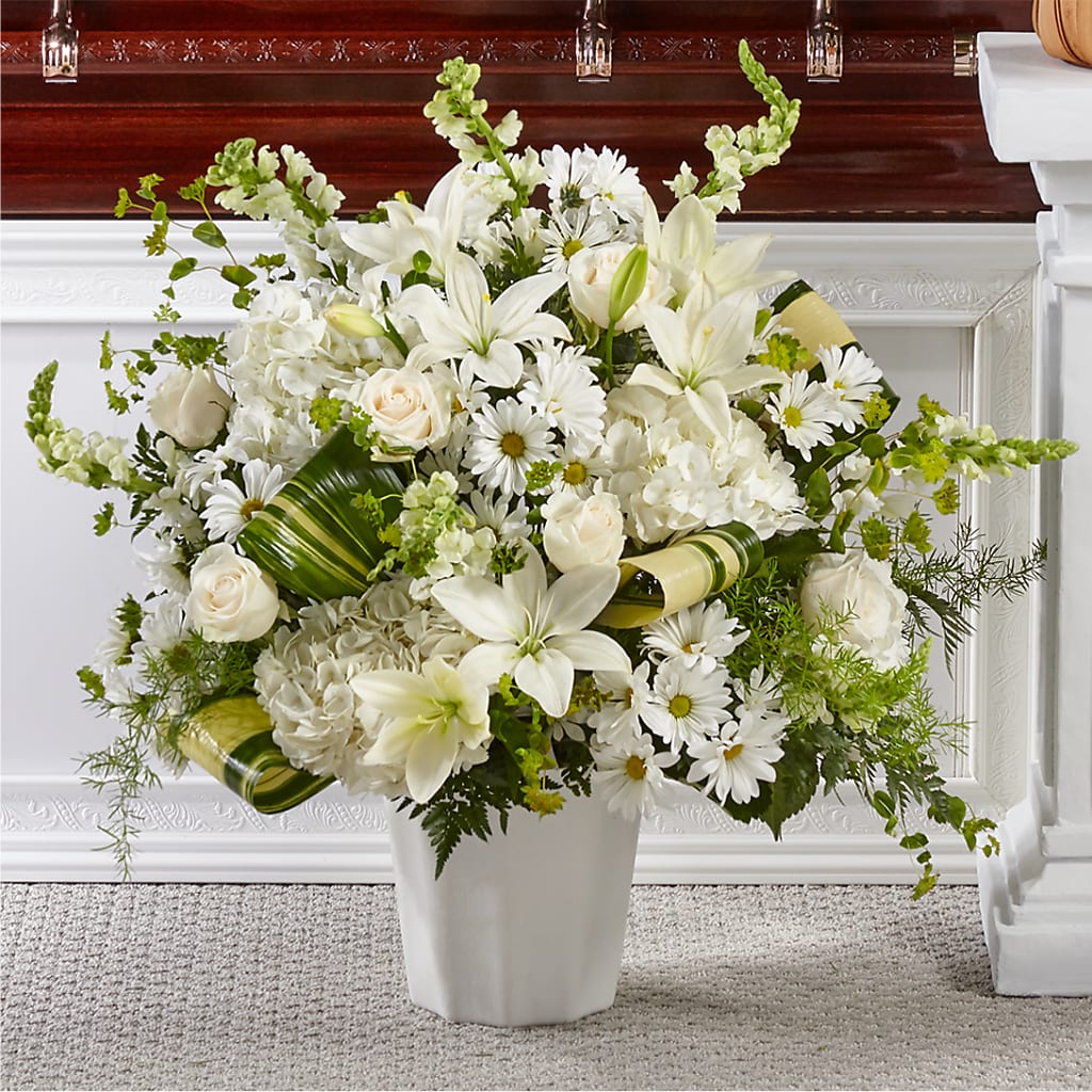 Thoughts of Tranquility Floor Basket – Lily And Rose, Nashville TN