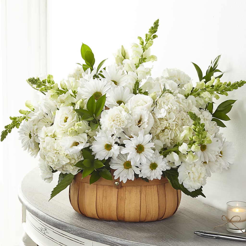 Pure Ivory Basket – Lily And Rose, Nashville TN