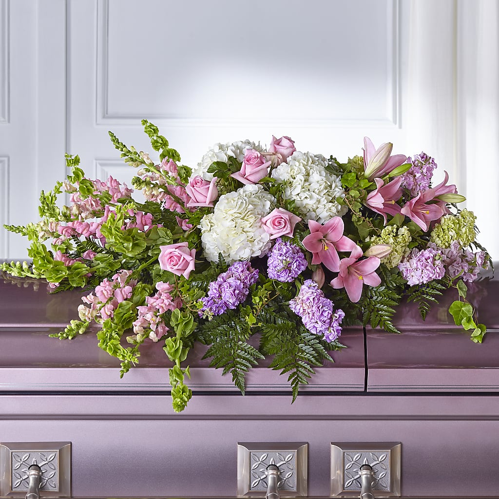 Life's Gratitude Casket Spray – Lily And Rose, Nashville TN