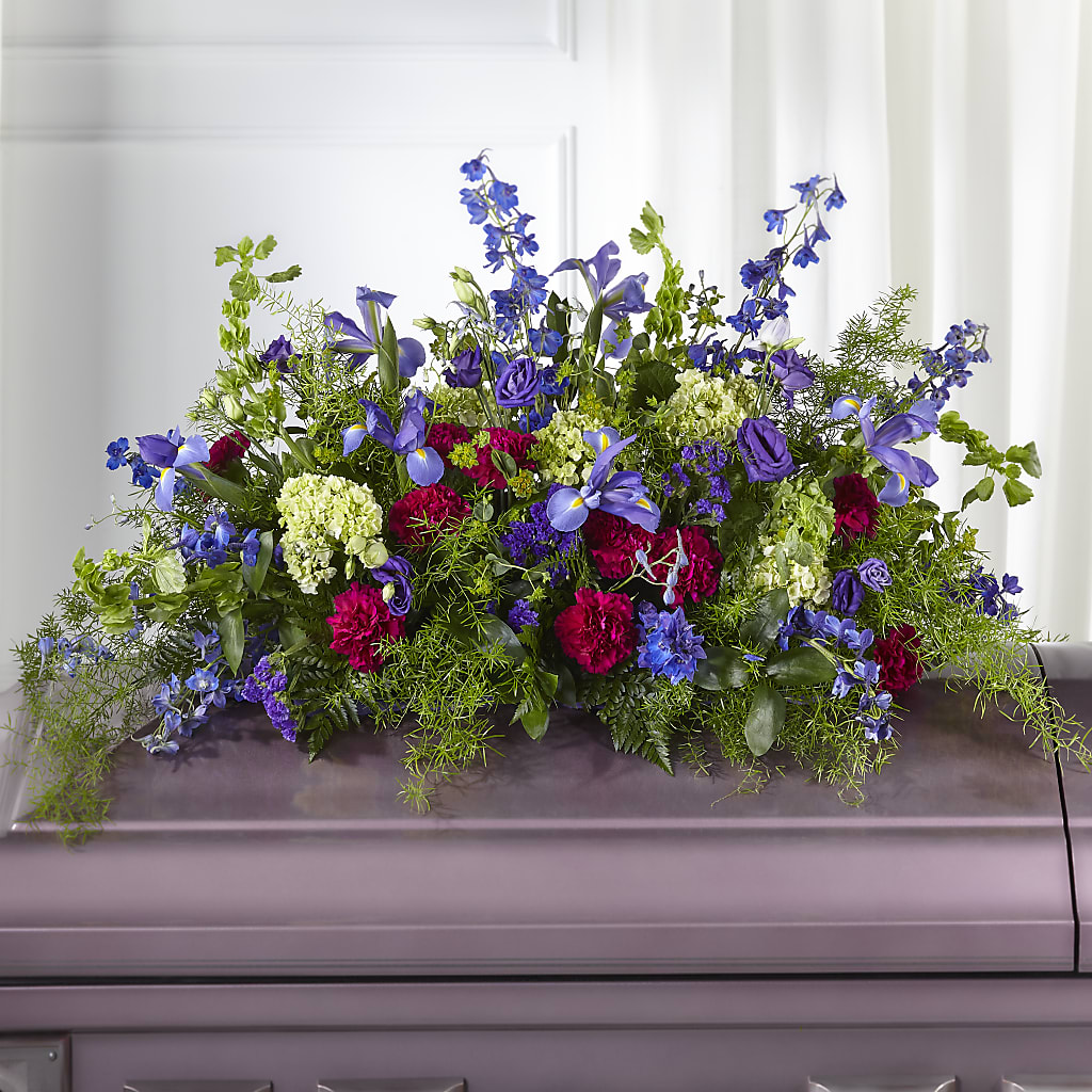 Always Treasured Casket Spray – Lily And Rose, Nashville TN