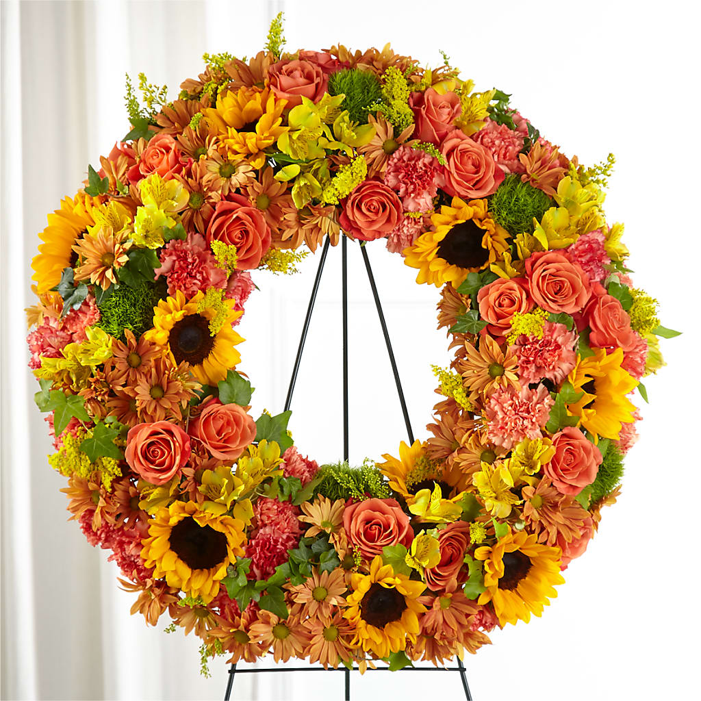 Autumnal Memories Wreath (Standard) – Lily And Rose, Nashville TN