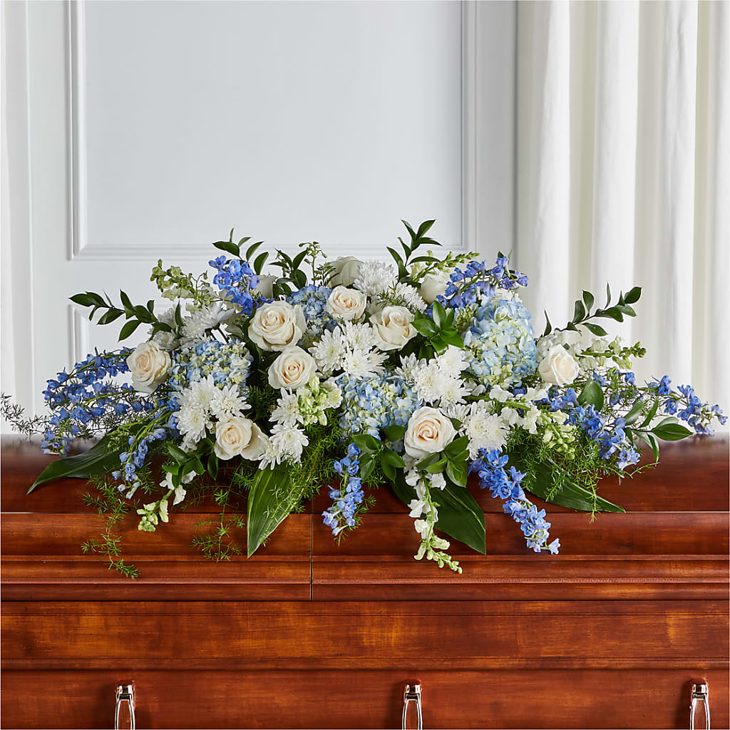 Timeless Essence Casket Spray – Lily And Rose, Nashville TN