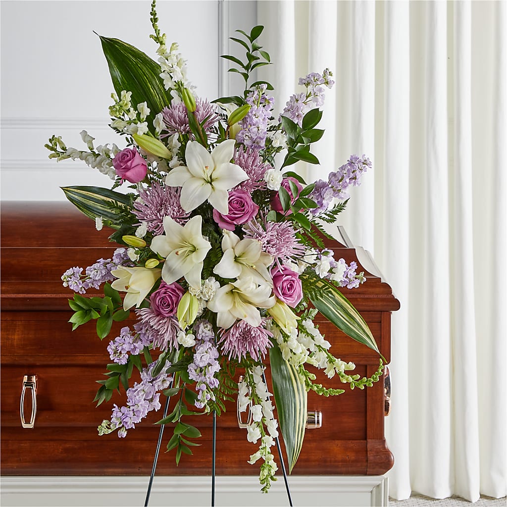 Grateful Hearts Standing Spray – Lily And Rose, Nashville TN