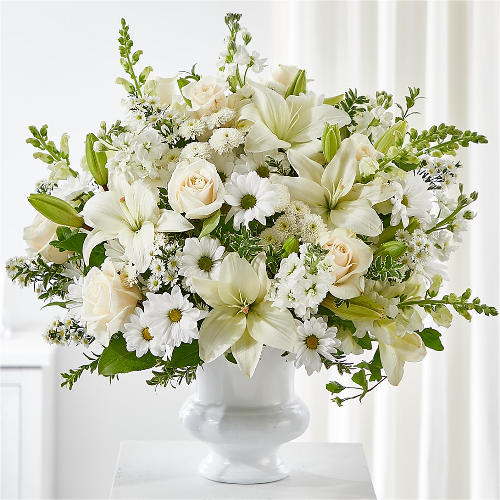 Uplifting Urn Arrangement – Lily And Rose, Nashville TN