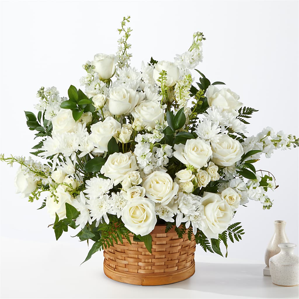 Heartfelt Condolences Arrangement – Lily And Rose, Nashville TN