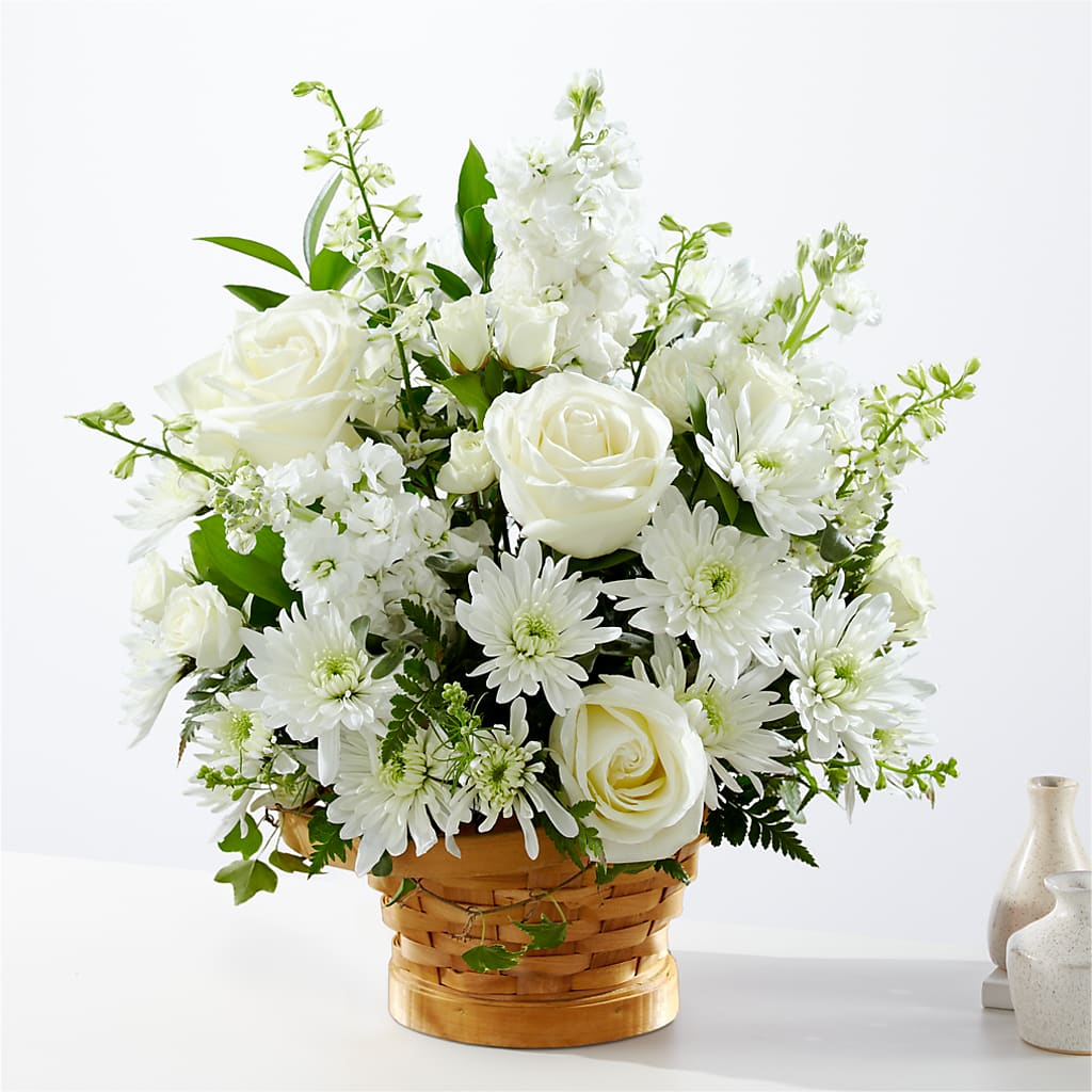 Heartfelt Condolences Arrangement – Lily And Rose, Nashville TN