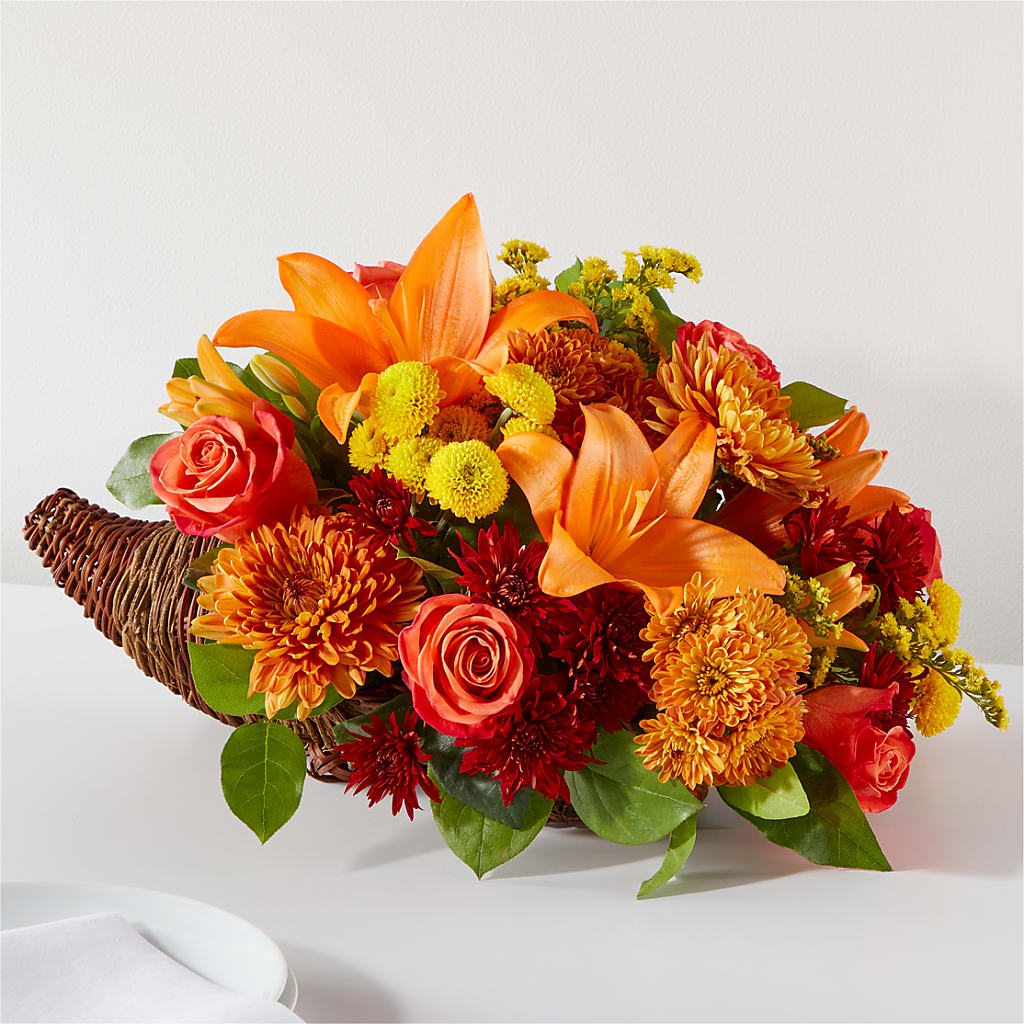 Bouquet of Blessings Cornucopia – Lily And Rose, Nashville TN