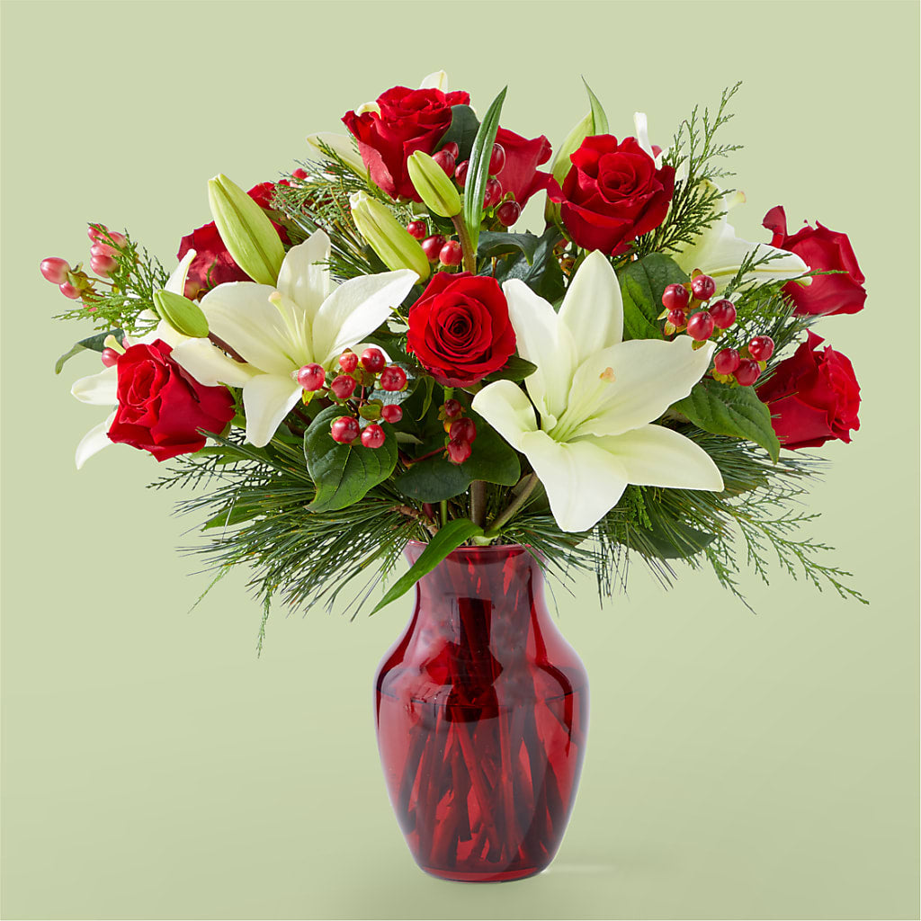Evergreen Delight Bouquet – Lily And Rose, Nashville TN
