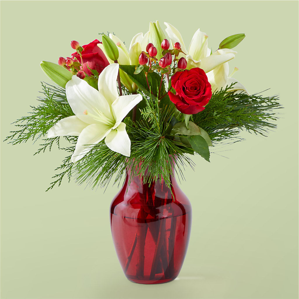 Evergreen Delight Bouquet – Lily And Rose, Nashville TN