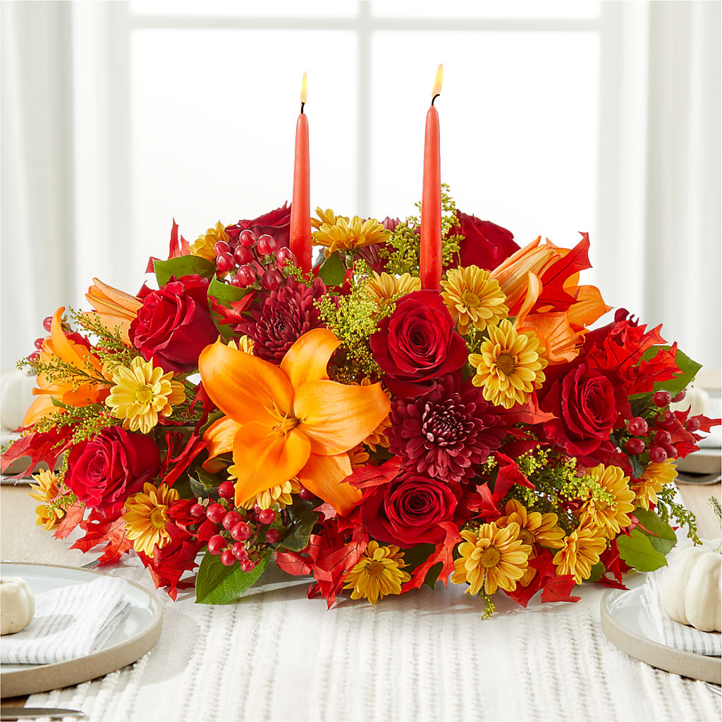 Autumn's Embrace Centerpiece – Lily And Rose, Nashville TN
