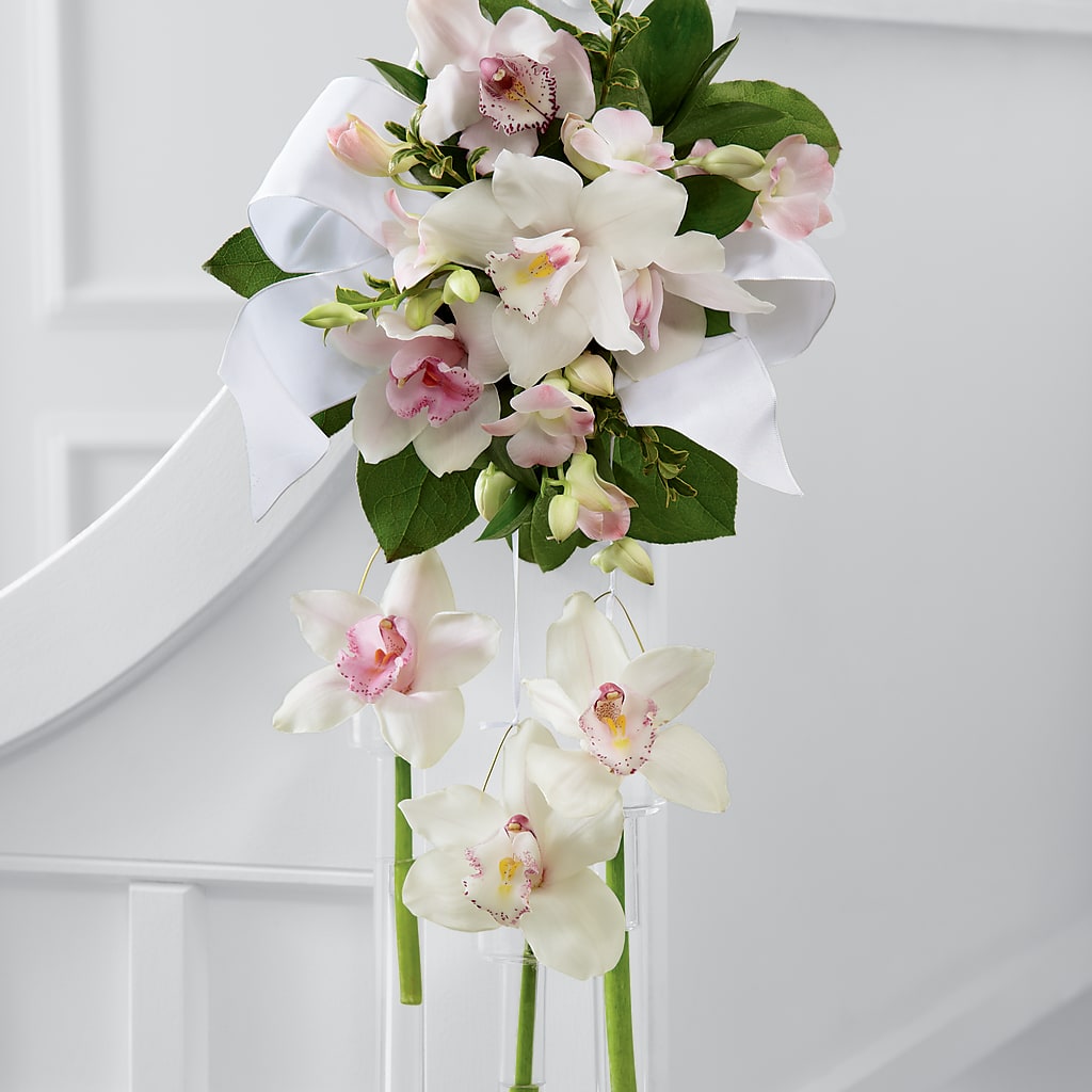 Perfect Entrance Pew Arrangement – Lily And Rose, Nashville TN