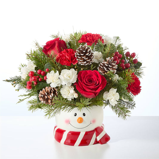 Jolly Snowman Bouquet –  Lily And Rose, Nashville TN