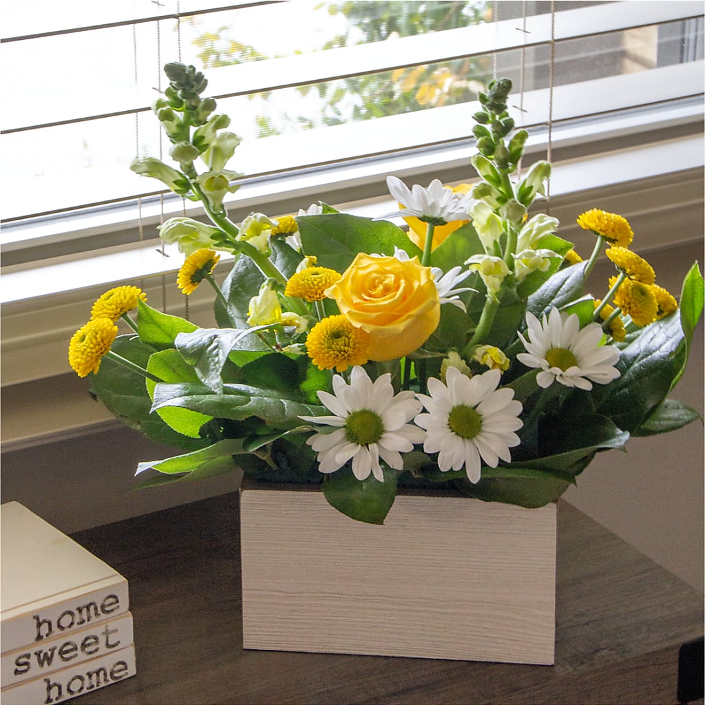 Sun Salutation Box Bouquet –  Lily And Rose, Nashville TN