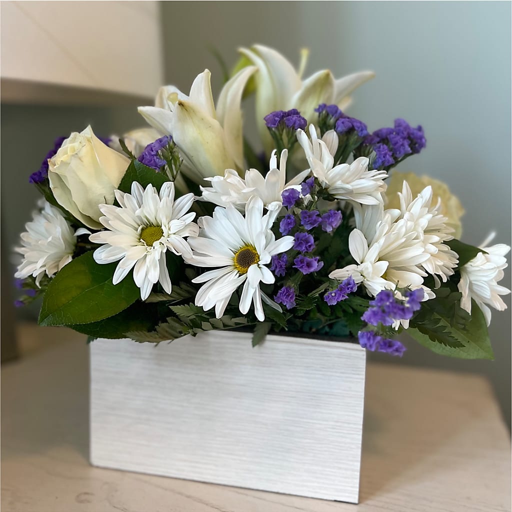 Beyond Blue Box Bouquet –  Lily And Rose, Nashville TN