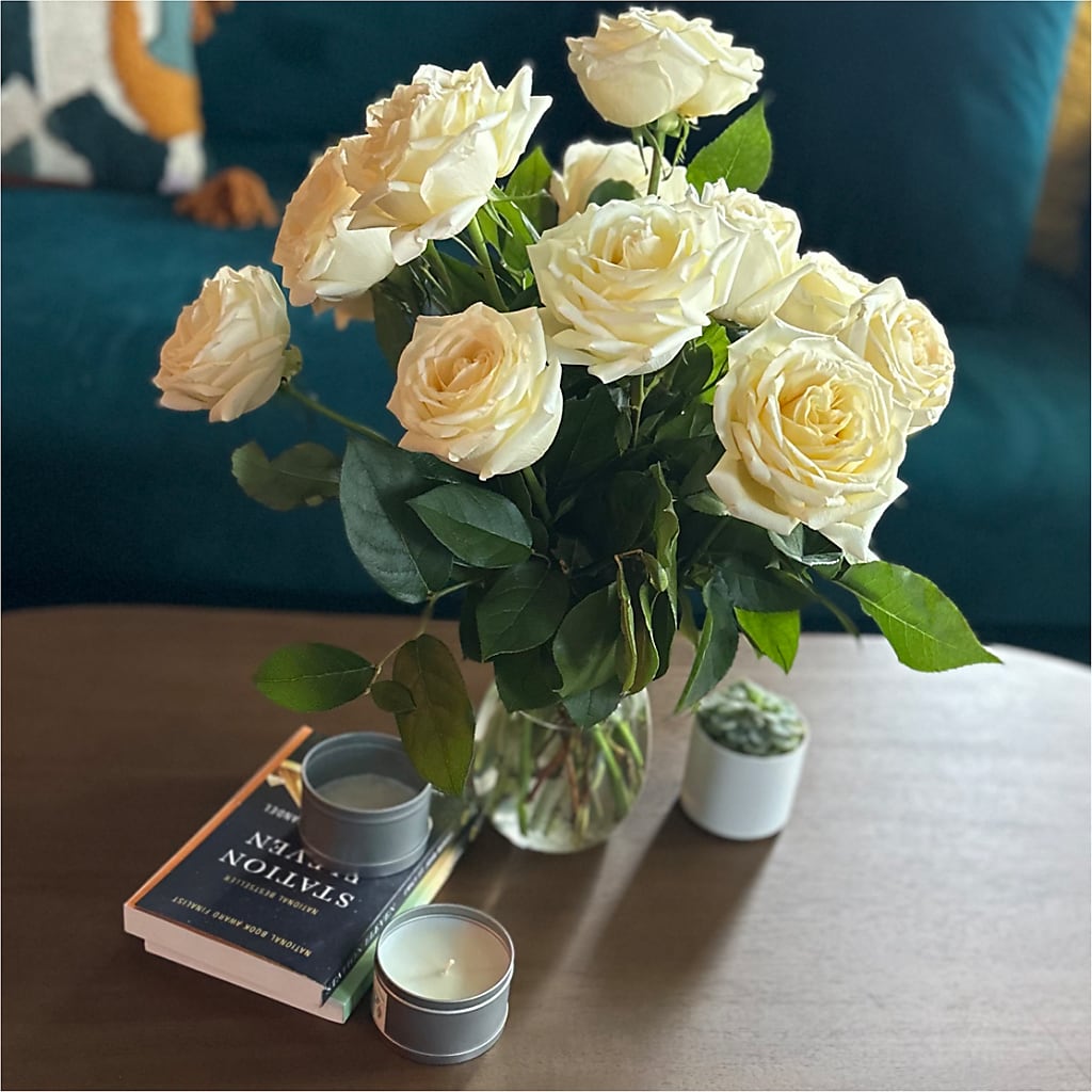 Long Stem Yellow Rose Bouquet –  Lily And Rose, Nashville TN