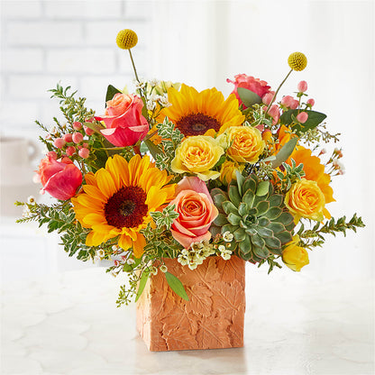 Sunflower Season Bouquet –  Lily And Rose, Nashville TN