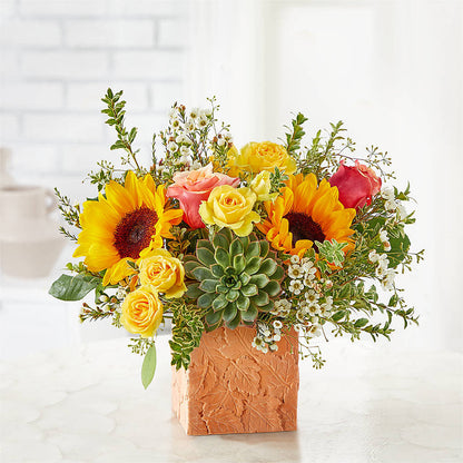 Sunflower Season Bouquet –  Lily And Rose, Nashville TN