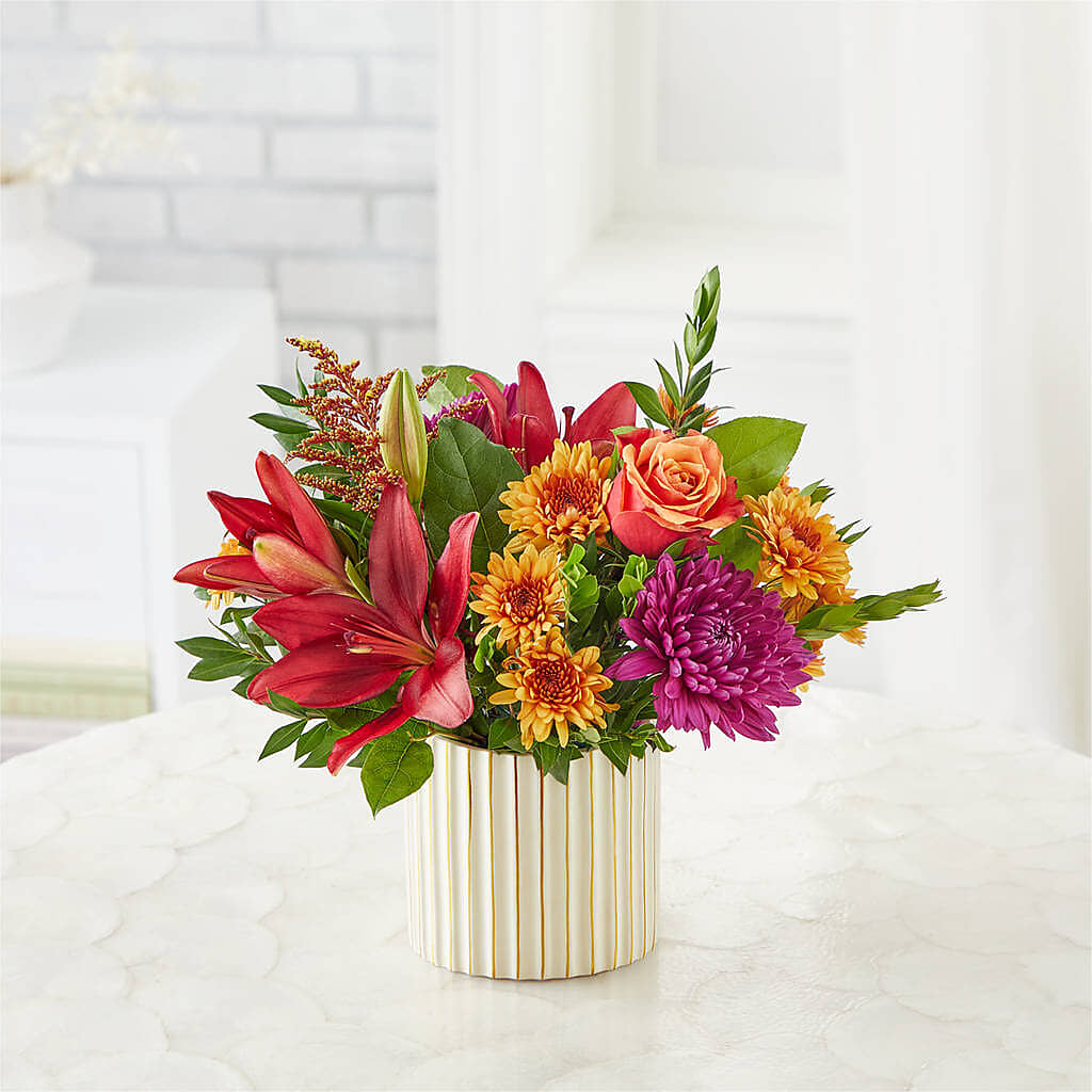 Burgundy Landscape Bouquet –  Lily And Rose, Nashville TN