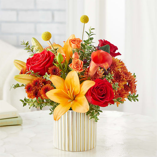 Scarlet Skies Bouquet – LILY AND ROSE, Nashville TN
