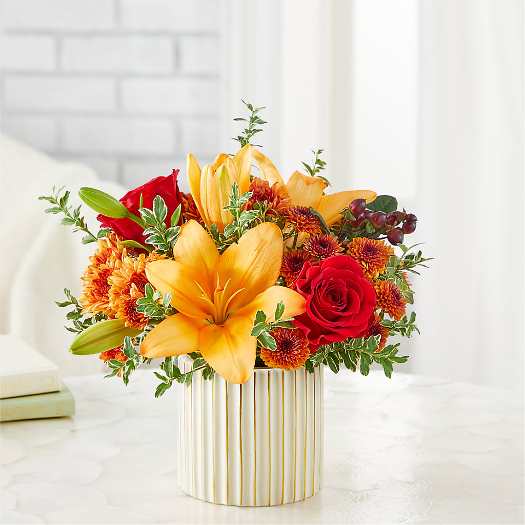 Scarlet Skies Bouquet –  Lily And Rose, Nashville TN