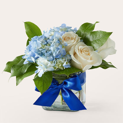 Sky Blue Delight Bouquet –  Lily And Rose, Nashville TN