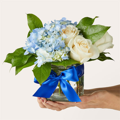 Sky Blue Delight Bouquet –  Lily And Rose, Nashville TN