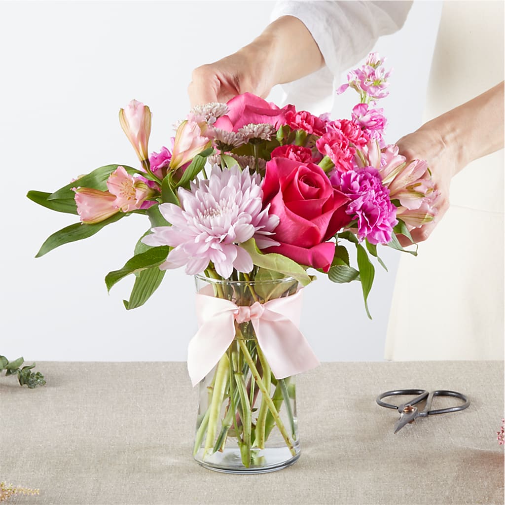 Pink Ribbon - A Florist Original –  Lily And Rose, Nashville TN