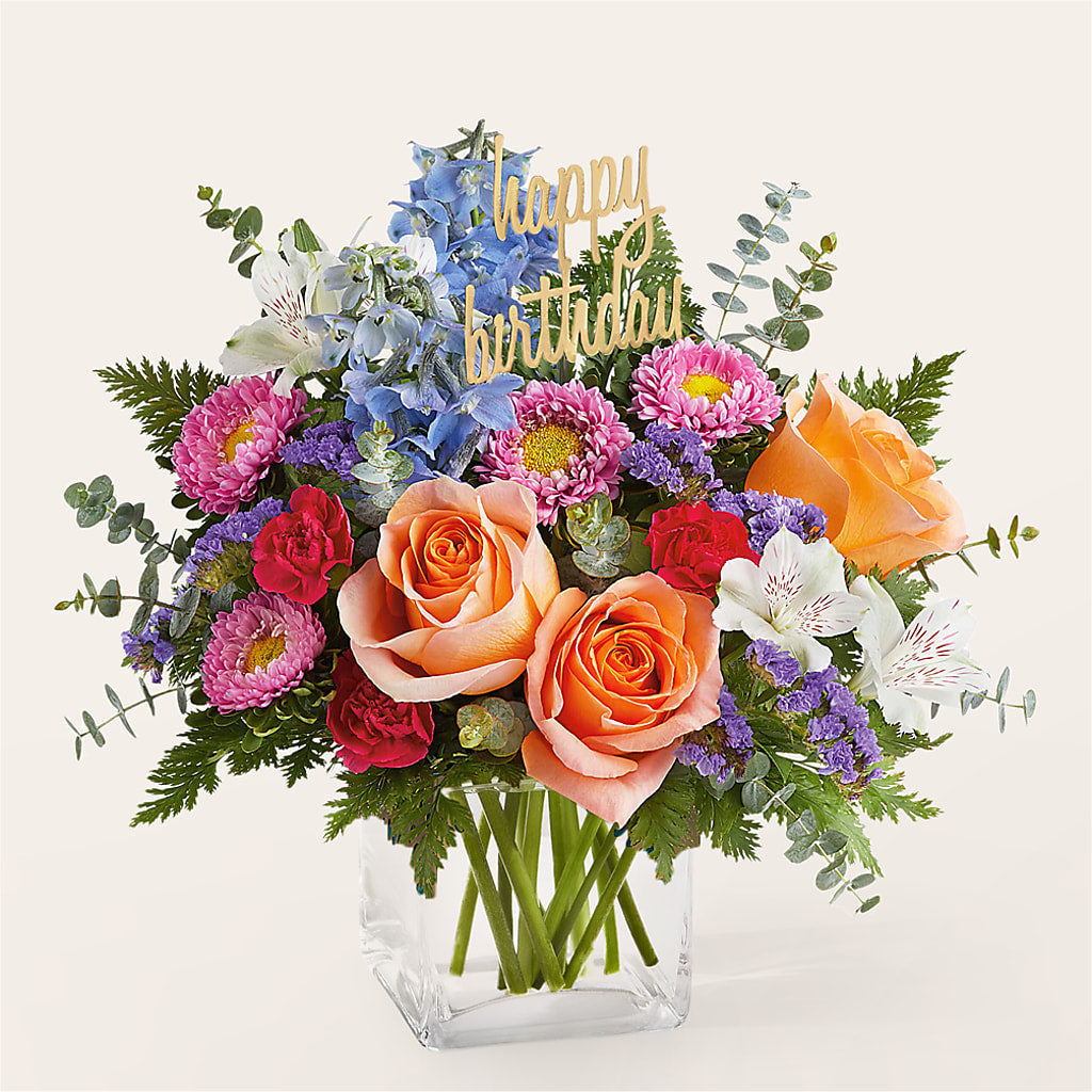 Birthday Bash Bouquet –  Lily And Rose, Nashville TN