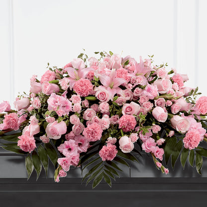 Garden of Comfort Casket Spray (Standard) –  Lily And Rose, Nashville TN