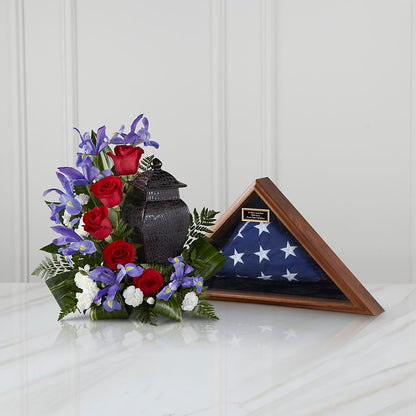 Patriotic Tribute Arrangement –  Lily And Rose, Nashville TN