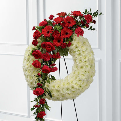 Graceful Tribute Wreath –  Lily And Rose, Nashville TN
