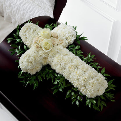 Peaceful Memories Casket Spray (Standard) –  Lily And Rose, Nashville TN