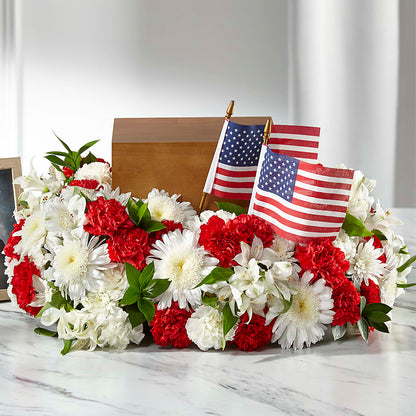 Spirit of Patriotism Cremation Adornment –  Lily And Rose, Nashville TN