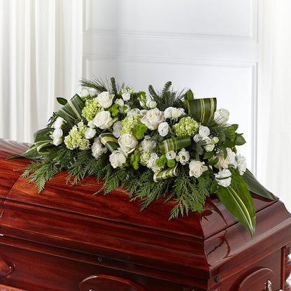Hopeful Gesture Casket Spray –  Lily And Rose, Nashville TN