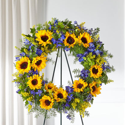 Bright Rays Wreath –  Lily And Rose, Nashville TN