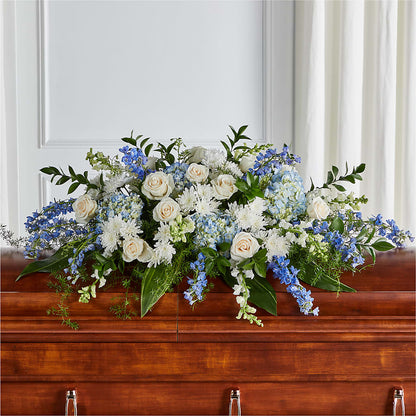 Timeless Essence Casket Spray –  Lily And Rose, Nashville TN