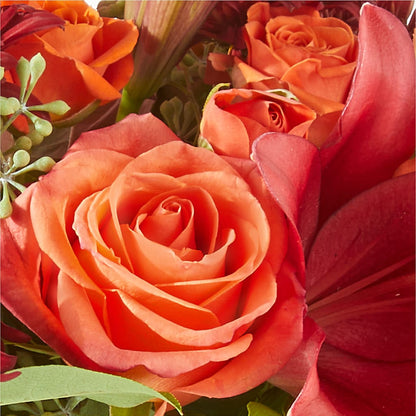 Crimson Leaves Bouquet –  Lily And Rose, Nashville TN
