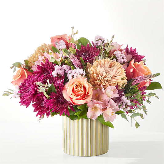 Berry Cobbler Bouquet with Ivory Vase –  Lily And Rose, Nashville TN