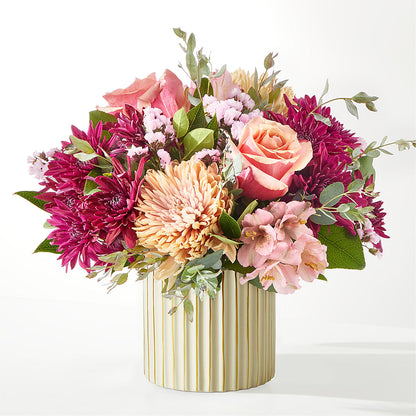 Berry Cobbler Bouquet with Ivory Vase –  Lily And Rose, Nashville TN