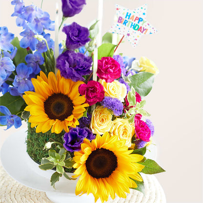 Star of the Day Floral Cake –  Lily And Rose, Nashville TN